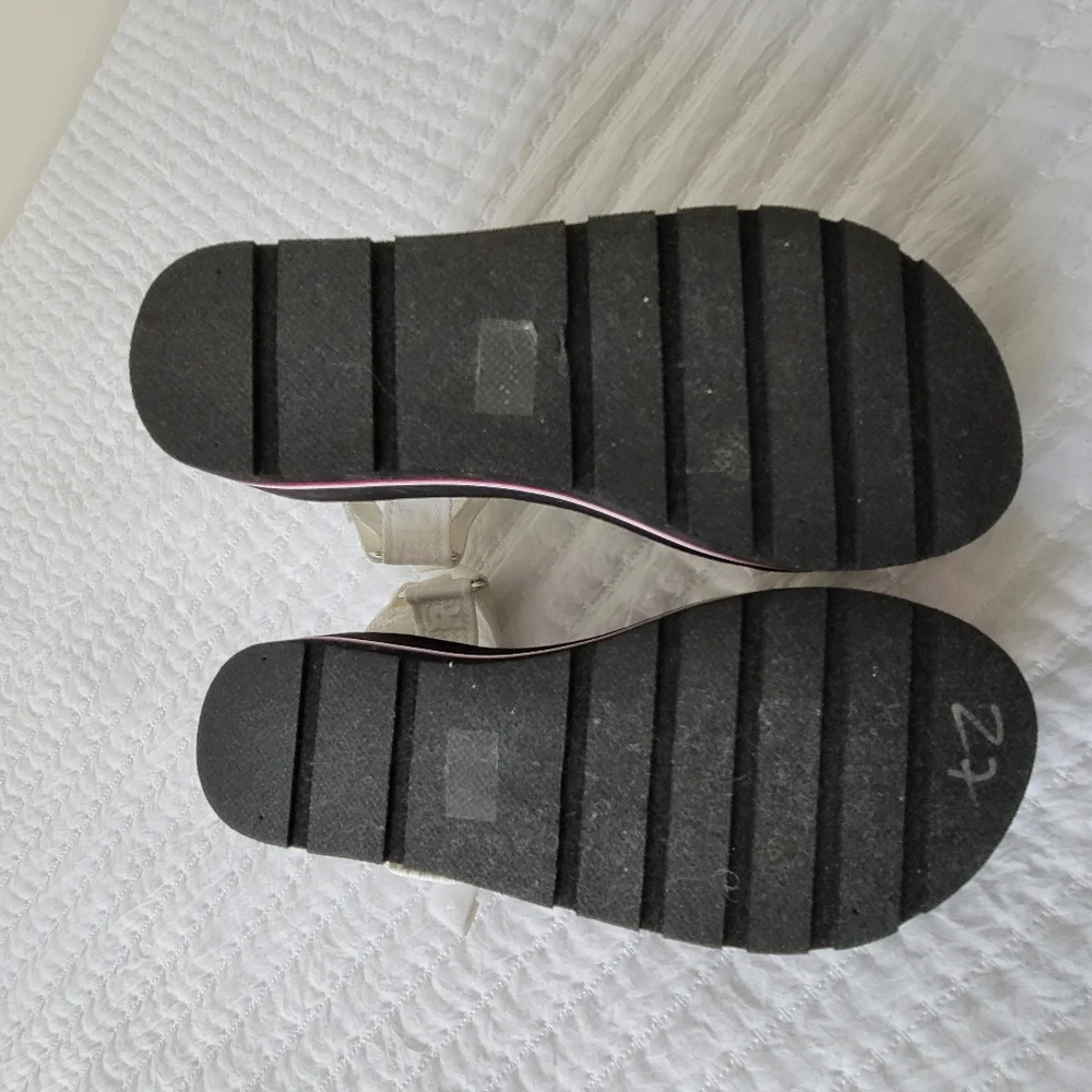 COPY - Tommy Hilfiger Velcro Sandals - White size 7 - Picture 11 of 16